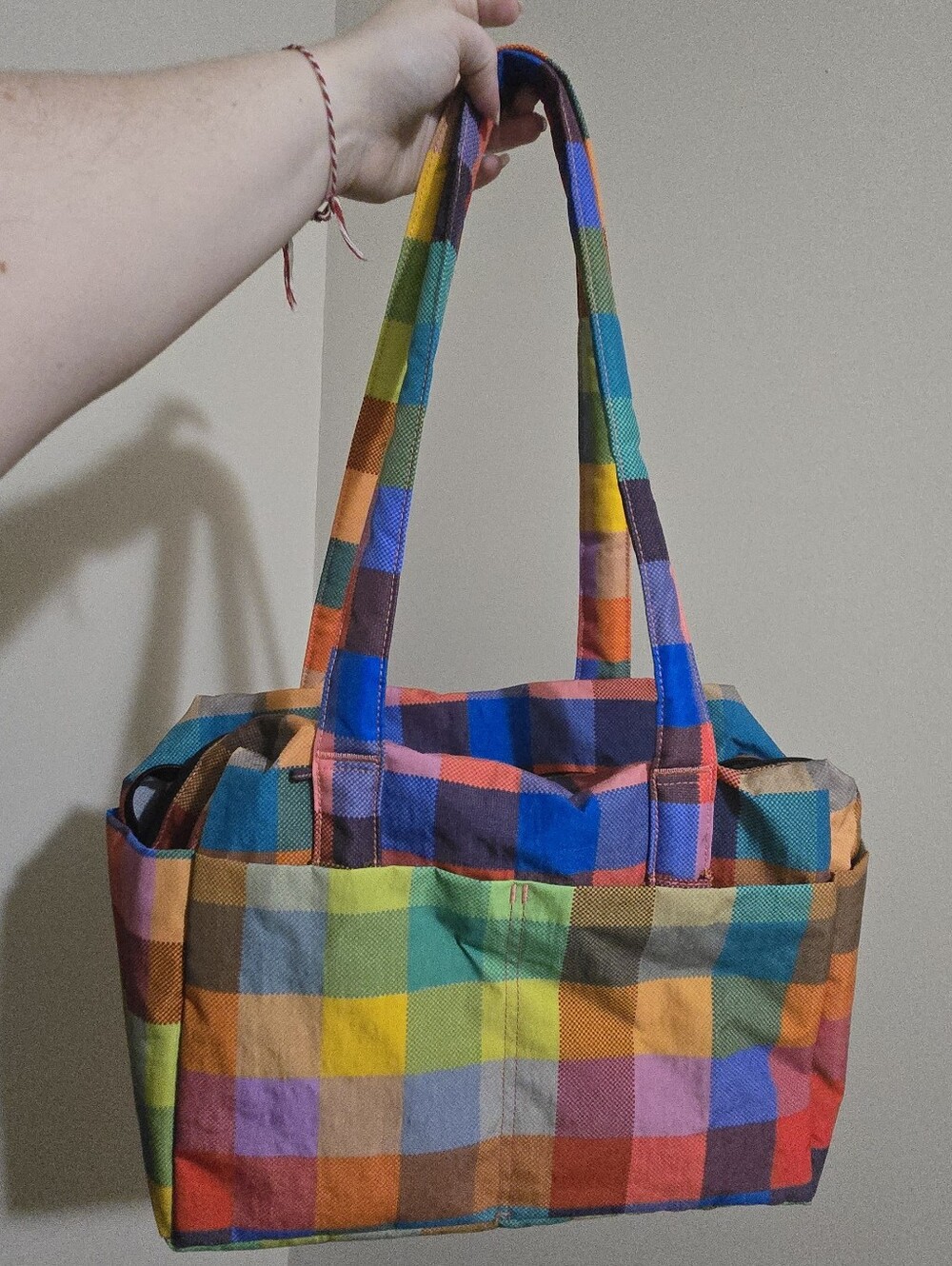 BAGGU Madras Everyday Bag NWT